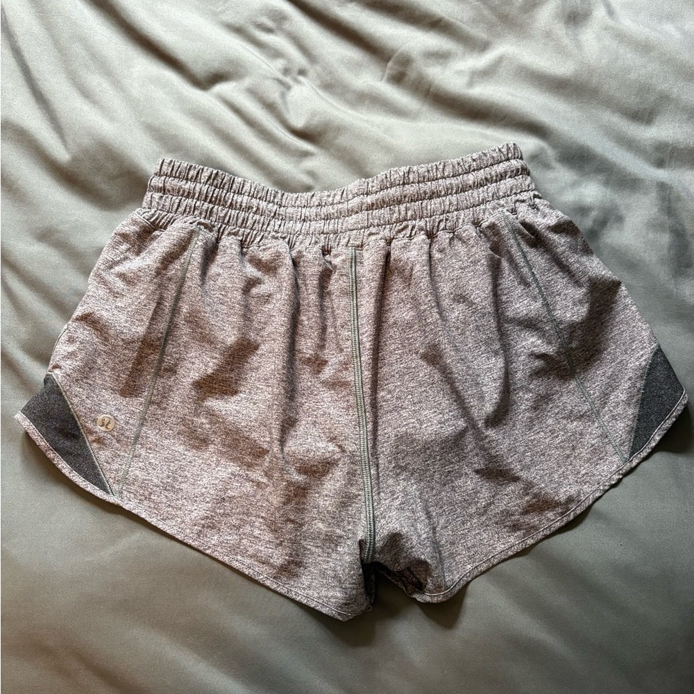lululemon athletica Women's Light Heather Gray Athletic Shorts